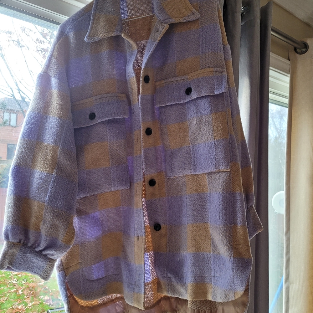 Plaid shacket